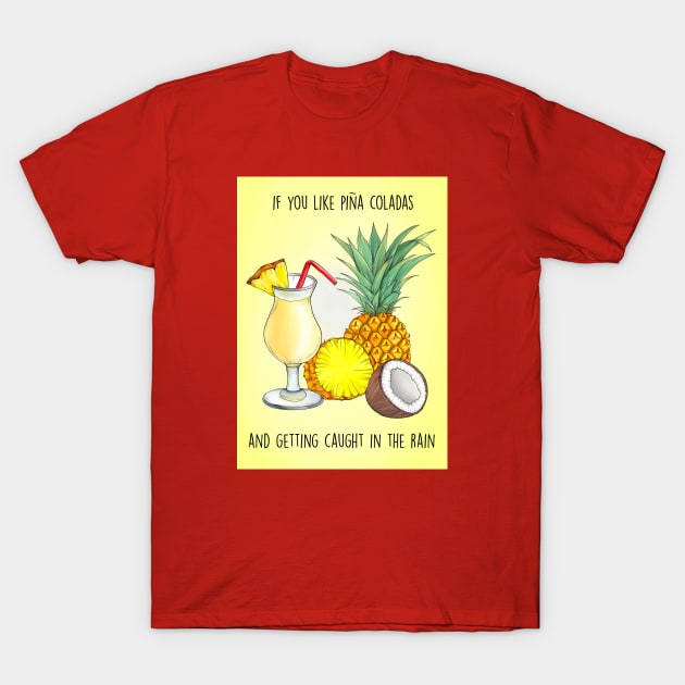 PINA COLADAS T-Shirt by Poppy and Mabel